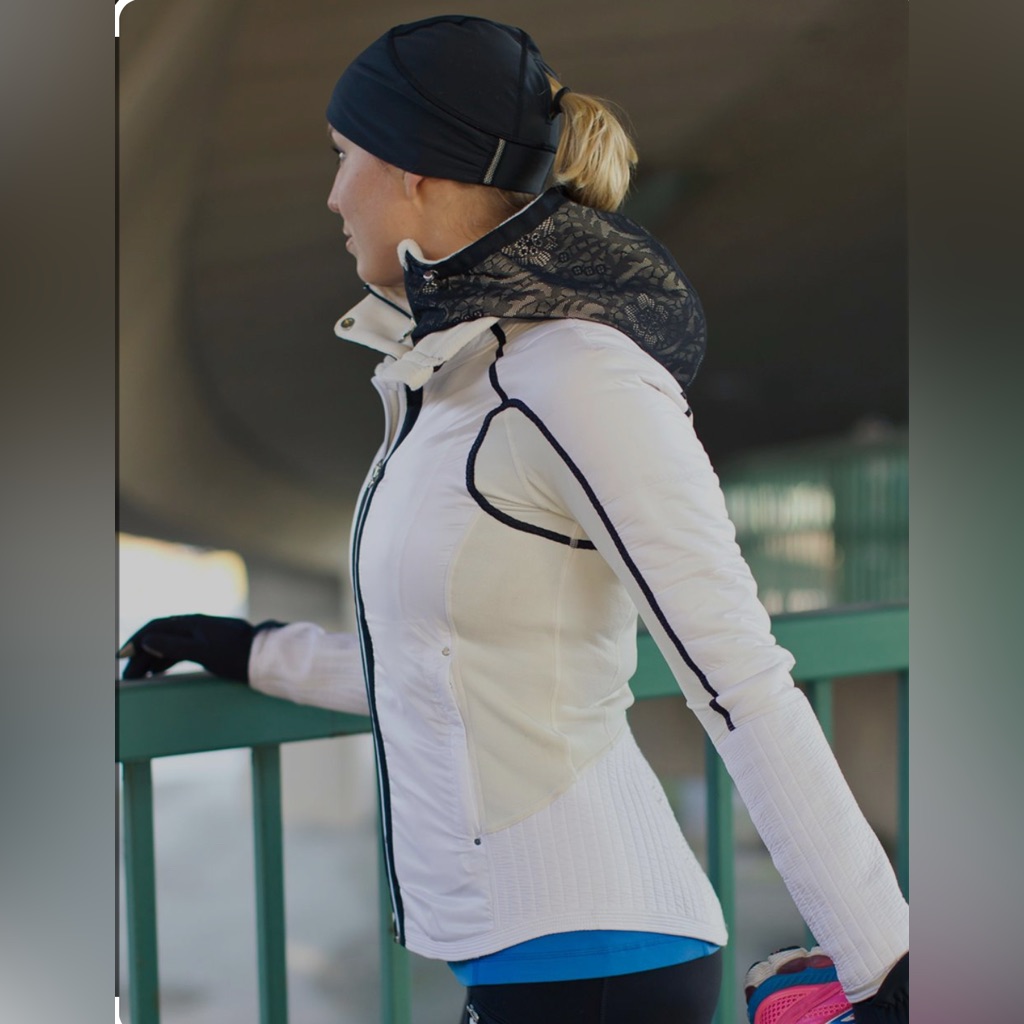 Lululemon Bundle Up Reflective Jacket Including Rare Lace Hood